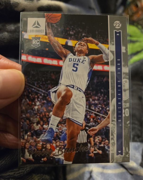 2022 Panini Chronicles Draft Picks Luminance #2 Paolo Banchero — front