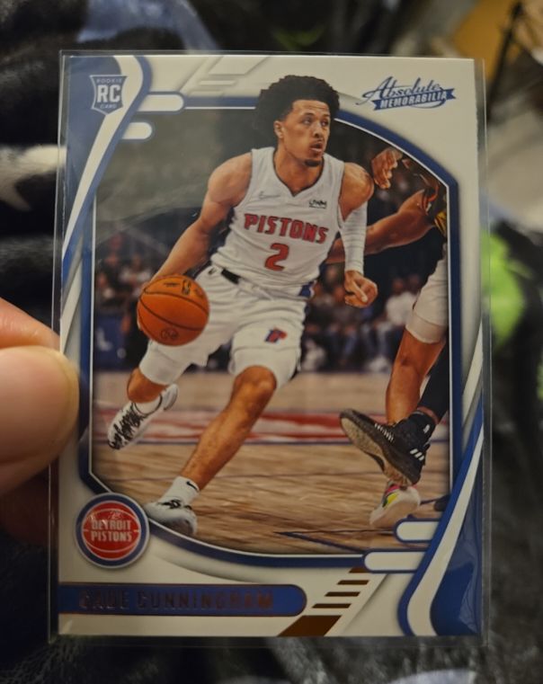 2021-22 Panini Chronicles Absolute #214 Cade Cunningham Rookie — front