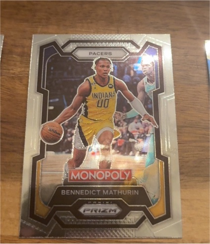 2023-24 Panini Prizm Monopoly #35 Bennedict Mathurin — front