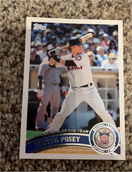 2011 Topps #282 Buster Posey — front