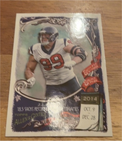 2023 Topps Composite #SS-24 J.J. Watt Spotless Spans — front