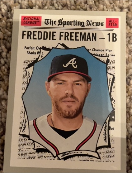 2019 Topps Heritage #362 Freddie Freeman — front