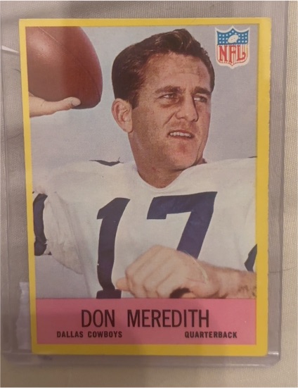 1967 Philadelphia #57 Don Meredith — front