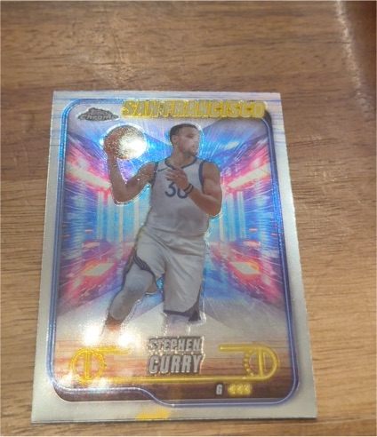 2024-25 Topps Chrome #187 Stephen Curry — front