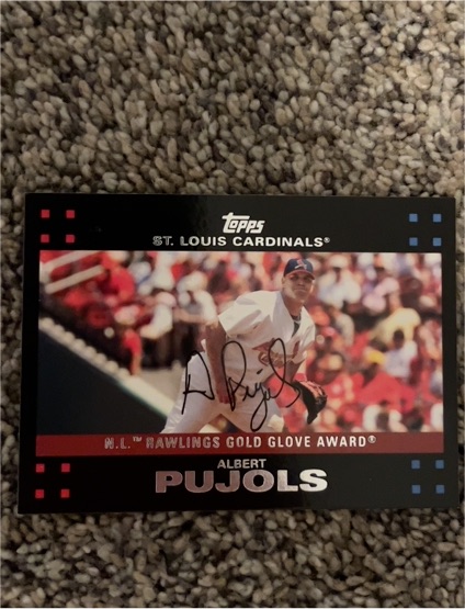 2007 Topps #308 Albert Pujols — front