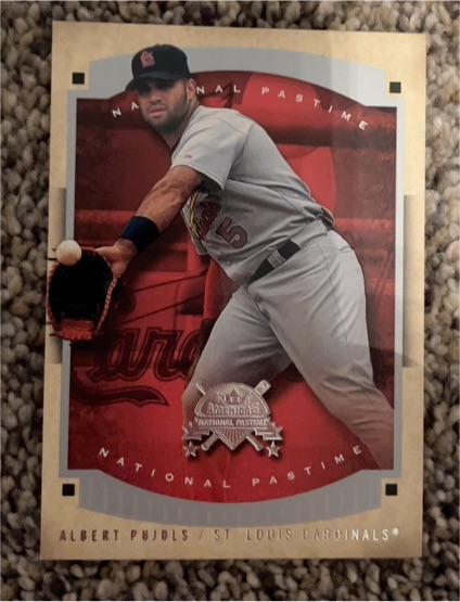 2005 Fleer National Pastime #38 Albert Pujols — front