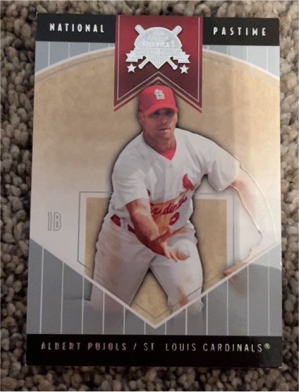 2004 Fleer National Pastime #42 Albert Pujols — front