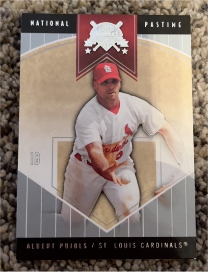 2004 Fleer National Pastime #42 Albert Pujols — front