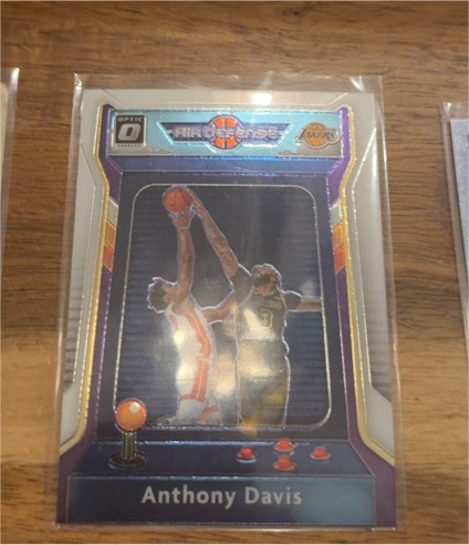 2020-21 Panini Donruss Optic #5 Anthony Davis Air Defense — front
