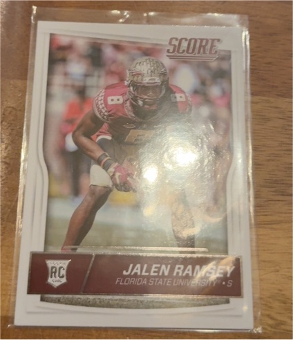 2016 Panini Score #418 Jalen Ramsey — front