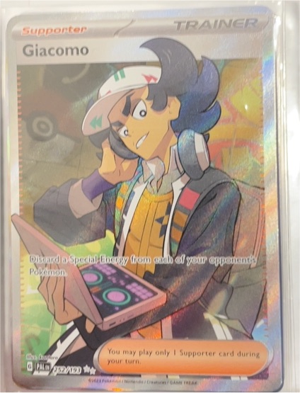 2023 Pokémon Paldea Evolved #252 Giacomo — front