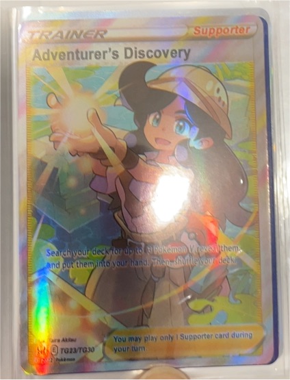 2022 Pokémon TCG Lost Origin #TG23 Adventurer's Discovery — front