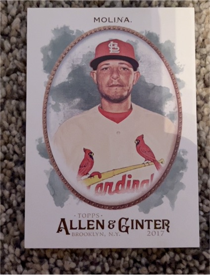 2017 Topps Allen & Ginter #221 Yadier Molina — front