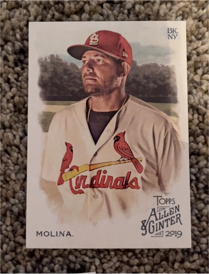 2019 Topps Allen & Ginter #63 Yadier Molina — front