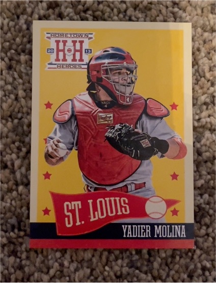 2013 Panini Hometown Heroes #85 Yadier Molina — front