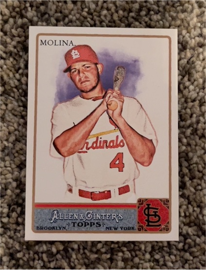 2011 Topps Allen & Ginter #247 Yadier Molina — front