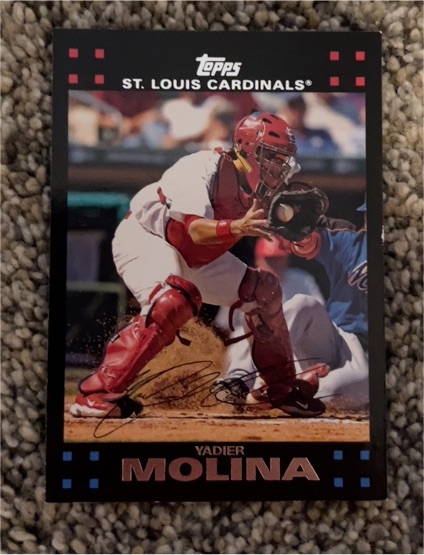2007 Topps #660 Yadier Molina — front