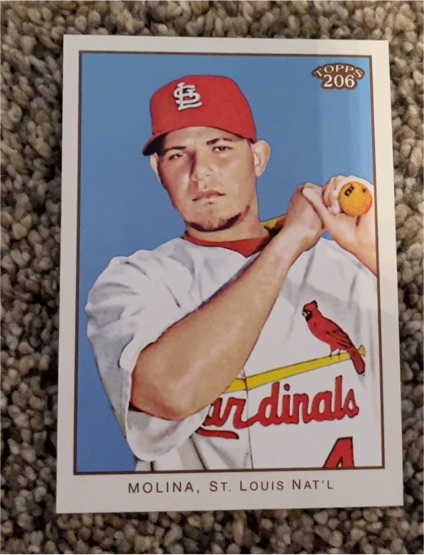 2009 Topps 206 #206 Yadier Molina — front