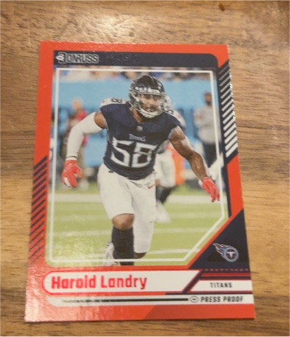 2024 Donruss #111 Harold Landry — front