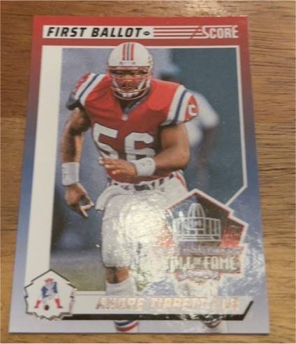 2024 Score First Ballot #8 Andre Tippett — front