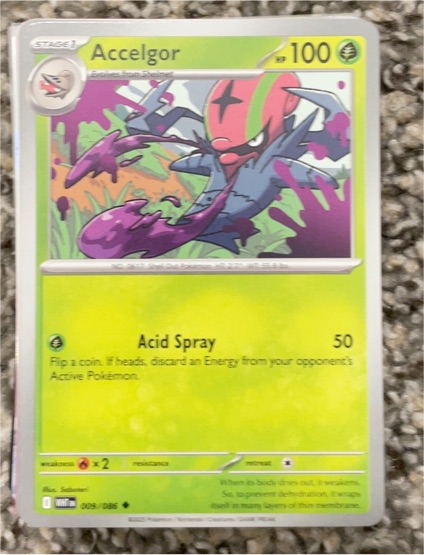 2025 Pokémon SV: White Flare #009 Accelgor — front