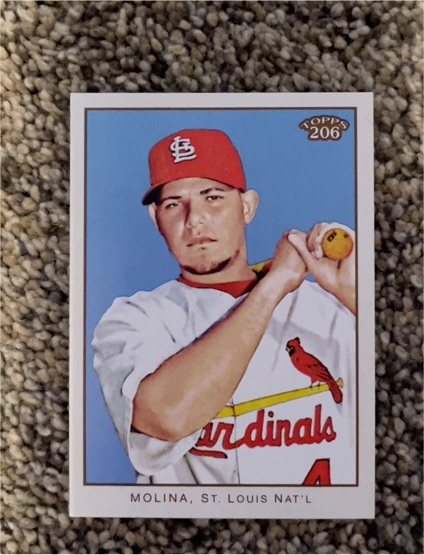 2009 Topps 206 #206 Yadier Molina — front