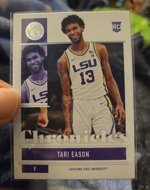 2022 Panini Chronicles Draft Picks #25 Tari Eason RC LSU Tigers — front
