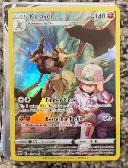 2022 Pokémon Astral Radiance #TG08 Kleavor — front