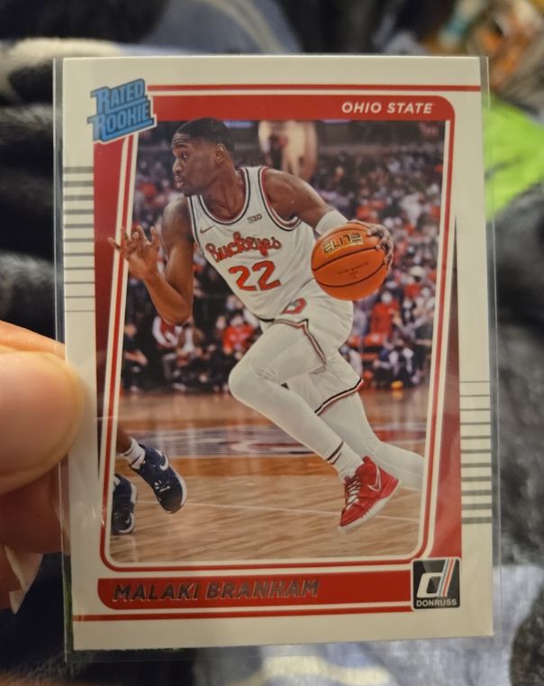 2022 Panini Chronicles Donruss Rated Rookie #18 Malaki Branham — front