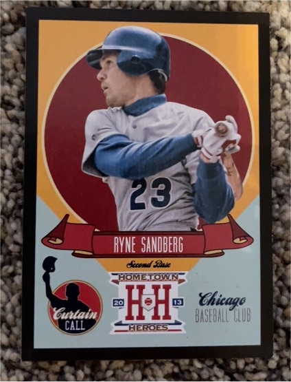 2013 Panini Hometown Heroes #CC13 Ryne Sandberg Curtain Call — front