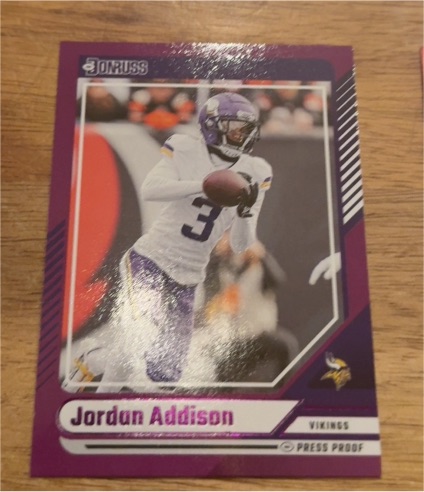 2024 Panini Donruss #153 Jordan Addison — front