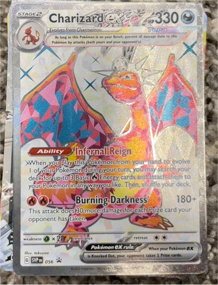 2023 Pokémon TCG Charizard ex SVP 056 Scarlet & Violet Promo — front