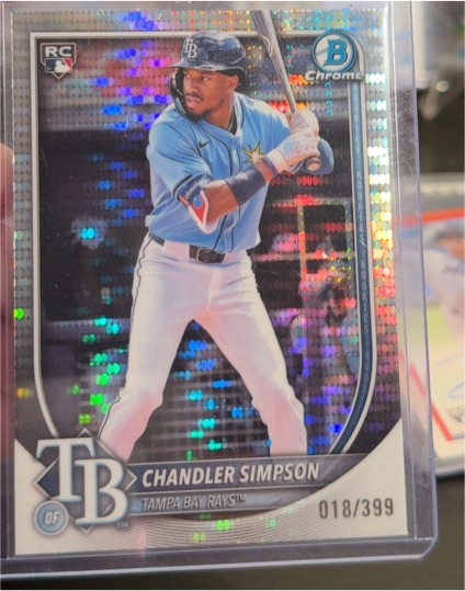 2025 Bowman Chrome #18 Chandler Simpson — front