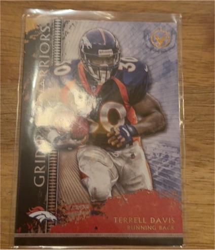 2015 Topps Valor Gridiron Warriors #GW-TD Terrell Davis — front
