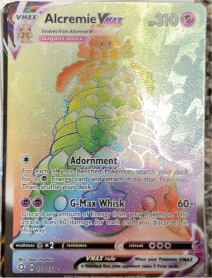 2021 Pokémon Shining Fates #73 Alcremie VMAX — front