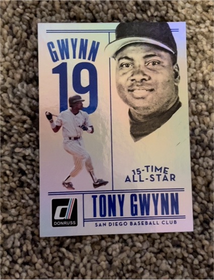 2015 Donruss Tony Gwynn Tribute #1 Tony Gwynn — front