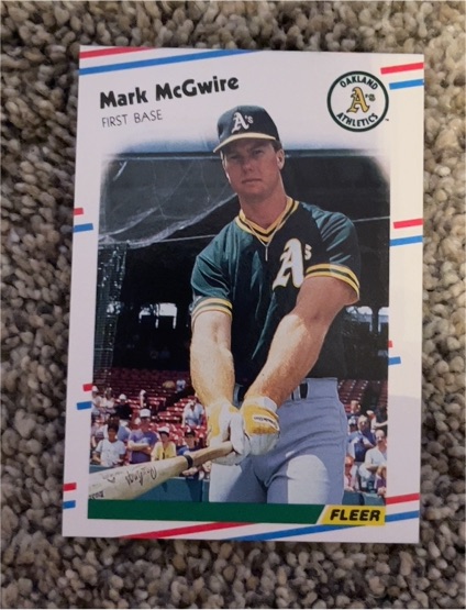 1988 Fleer #286 Mark McGwire — front