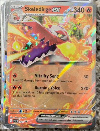 2023 Pokémon SVP #034 Skeledirge ex — front