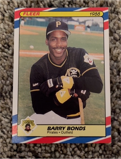 1988 Fleer Superstars #4 Barry Bonds — front