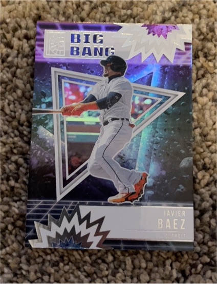 2022 Panini Capstone Big Bang #BB-8 Javier Baez — front