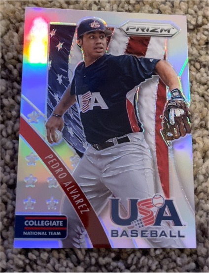 2014 Panini Prizm #6 Pedro Alvarez USA Baseball — front