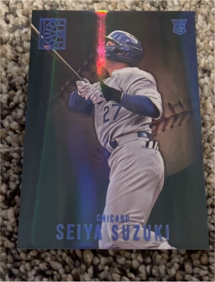 2022 Panini Capstone #18 Seiya Suzuki Rookie Card — front