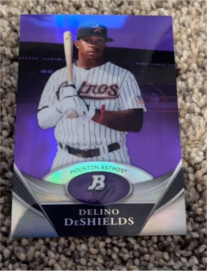 2011 Bowman Platinum Prospects #BPP41 Delino DeShields — front