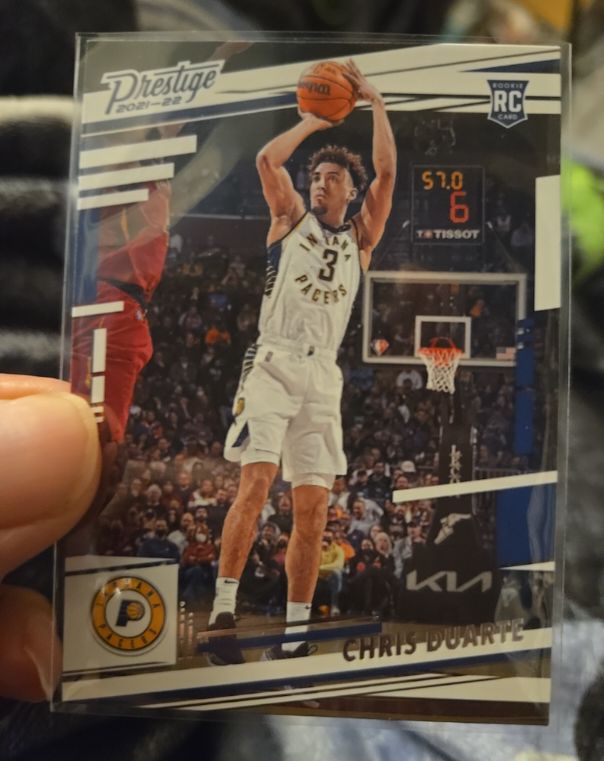 2021-22 Panini Chronicles Prestige #56 Chris Duarte — front