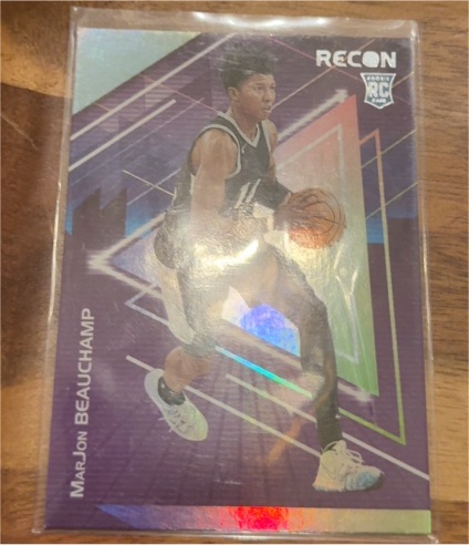 2022 Panini Chronicles Draft Picks Recon #19 MarJon Beauchamp — front