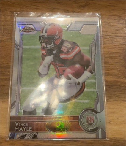 2015 Topps Chrome #168 Vince Mayle — front