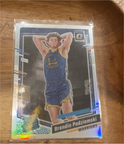 2023 Panini Donruss Optic #203 Brandin Podziemski — front