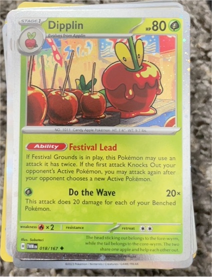 2023 Pokemon SV06 Twilight Masquerade #018 Dipplin — front