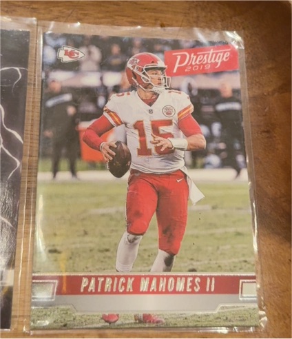 2019 Panini Prestige #19 Patrick Mahomes II — front