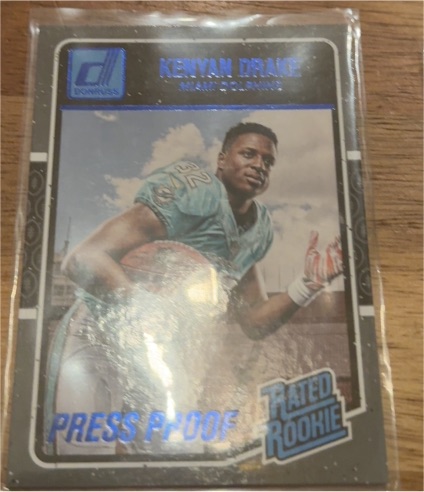 2016 Donruss #381 Kenyan Drake — front